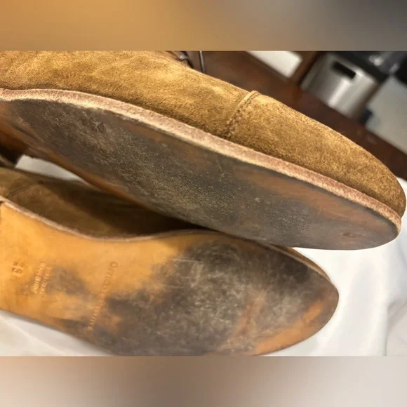 Officine Creative Tan Suede Oxford Shoes - Picture 9 of 14